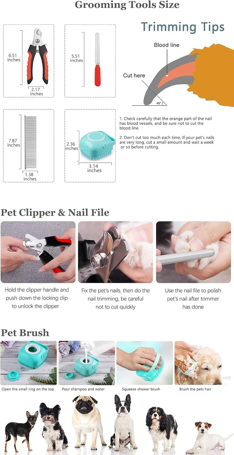 Pet Grooming Hammock,Durable Dog Hammock for Grooming,Dog Grooming Helper Cat/Dog/Pet Grooming Hammock (L(Legs Spacing:7"-16.5" / Max W:80LB))