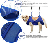 Pet Grooming Hammock, Durable Dog Hammock for Grooming, Dog Grooming Helper Cat/Dog/Pet Grooming Hammock (M(Legs Spacing: 5.9""-14.2"" / Max W: 65LB))