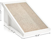 Premium Cat Scratcher Incline Wedge Scratchy Ramp - Reversible Zboard Lasts 5X Longer (Free Silvervine Organic Catnip)