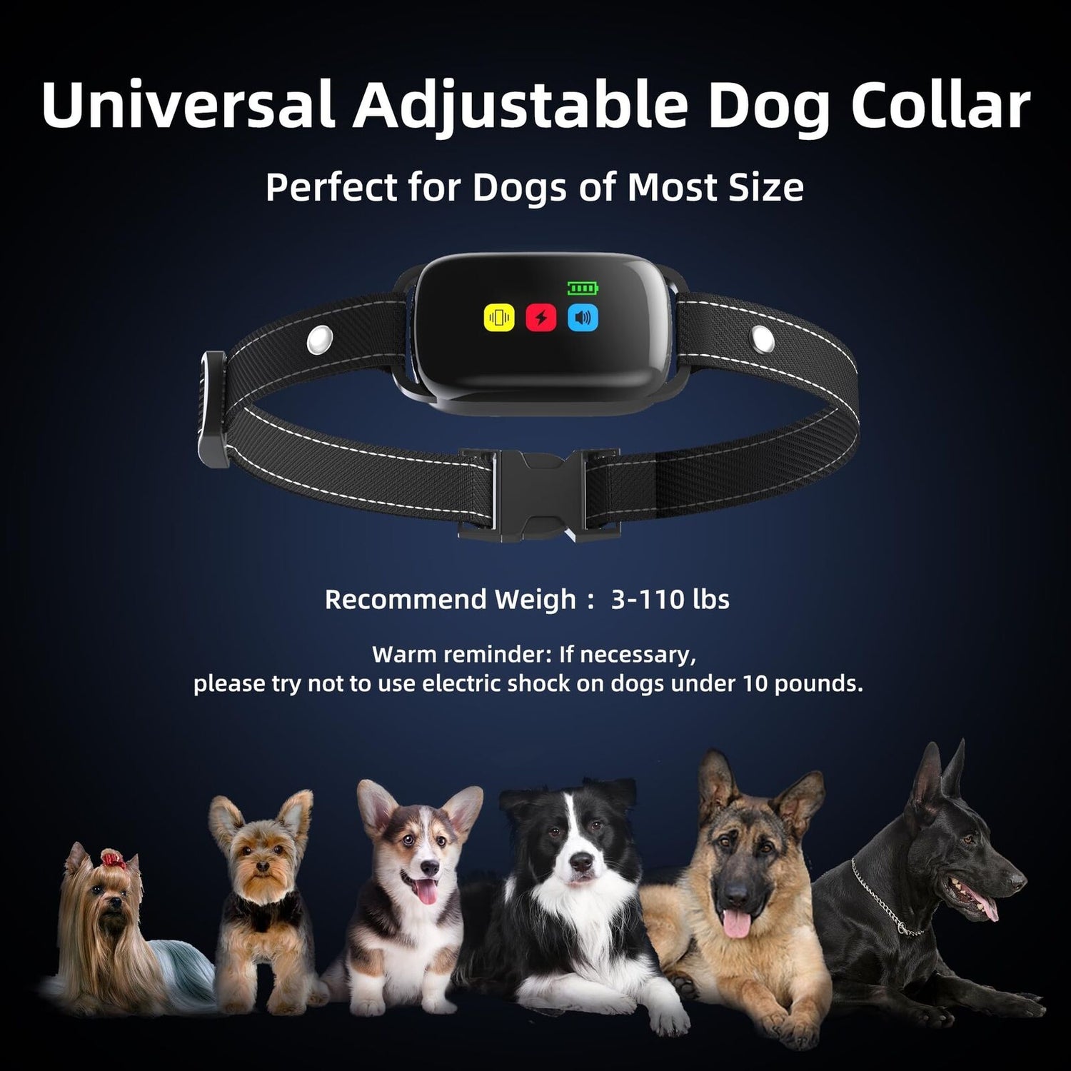 Shock Collar for Dog - Training E Collar with Remote for Small Medium Large D...