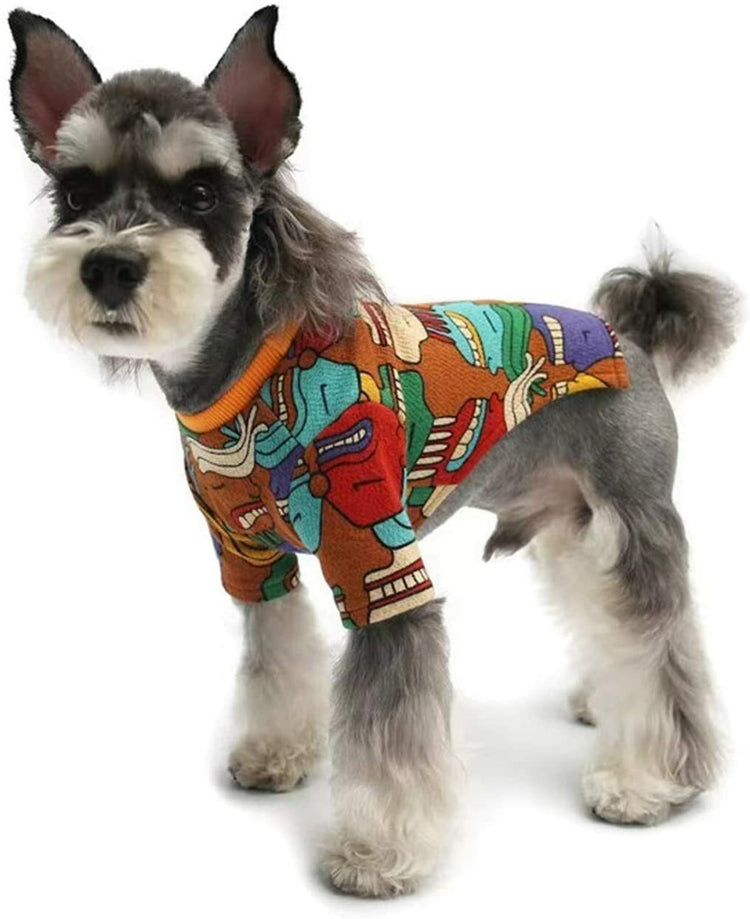 Pet Dog Shirt Hip Hop Cool Style Pure Cotton Texture Breathable Elastic-Pet Gift