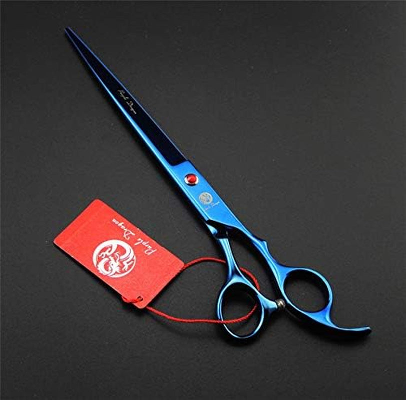 8 Inch Professional Pet Grooming Scissors Sets Dog Grooming Shear 1 Pc STRAIHT & 1 Pcthinning & 2 Pcs Curved Scissors