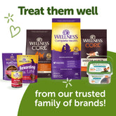 Wellness  Daily Brushzees Dog Dental Treats, Natural Chews, Small Size Stick, (14 Count)