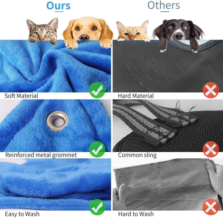 Pet Grooming Hammock Harness for Nail Trimming, with Nail Clippers, Nail File, Comb,Breathable Dog Grooming Hammock Restraint Bag, Dog Grooming Sling Helper for Large Dogs Nail Trimming/Clipping