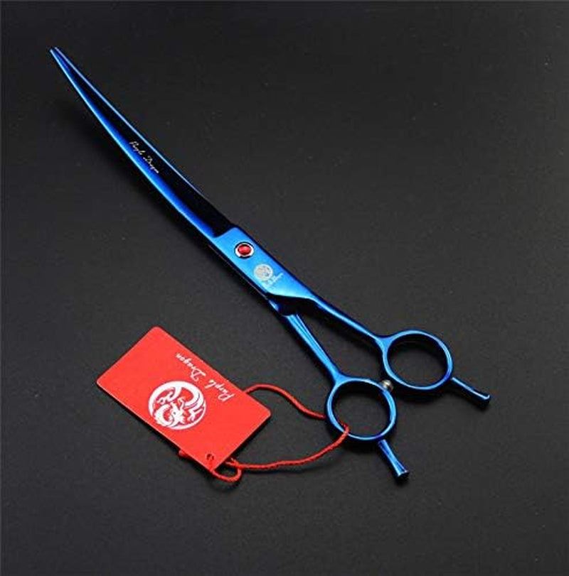 8 Inch Professional Pet Grooming Scissors Sets Dog Grooming Shear 1 Pc STRAIHT & 1 Pcthinning & 2 Pcs Curved Scissors