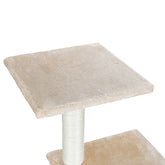 37" Cat Tree Condo Scratching Post Tower Indoor Kittens Trees Beige