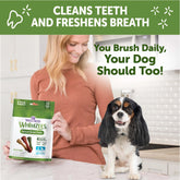 Wellness  Daily Brushzees Dog Dental Treats, Natural Chews, Small Size Stick, (14 Count)