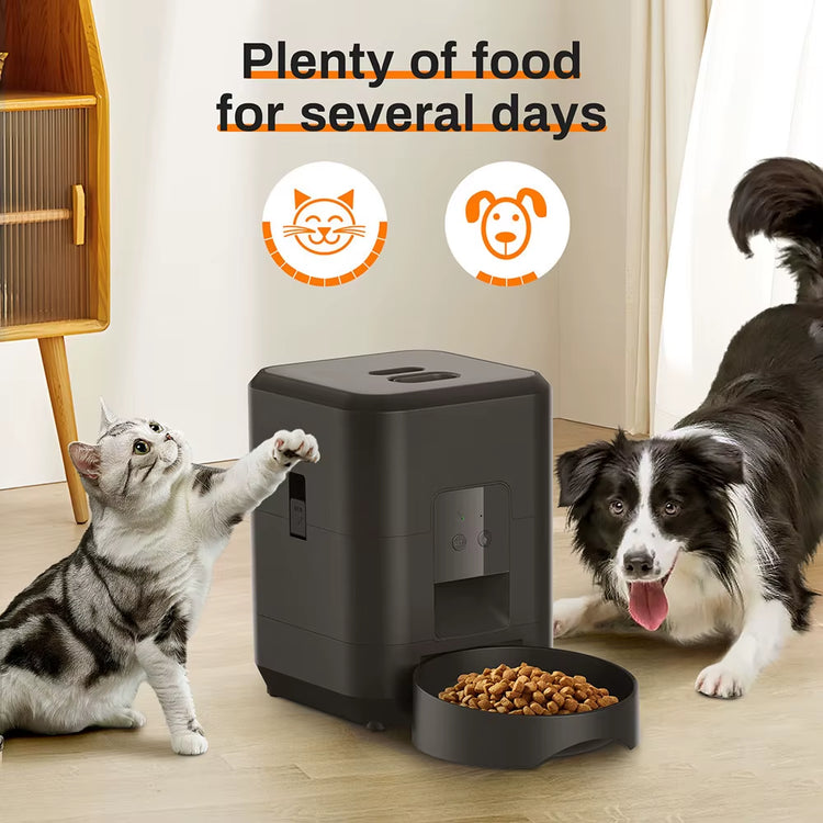 2L Pet Feeder Timing Smart Automatic Dog Pet Feeder for Cats Dog Button WIFI APP Intelligent Dry Food Dispenser Dog Bowl
