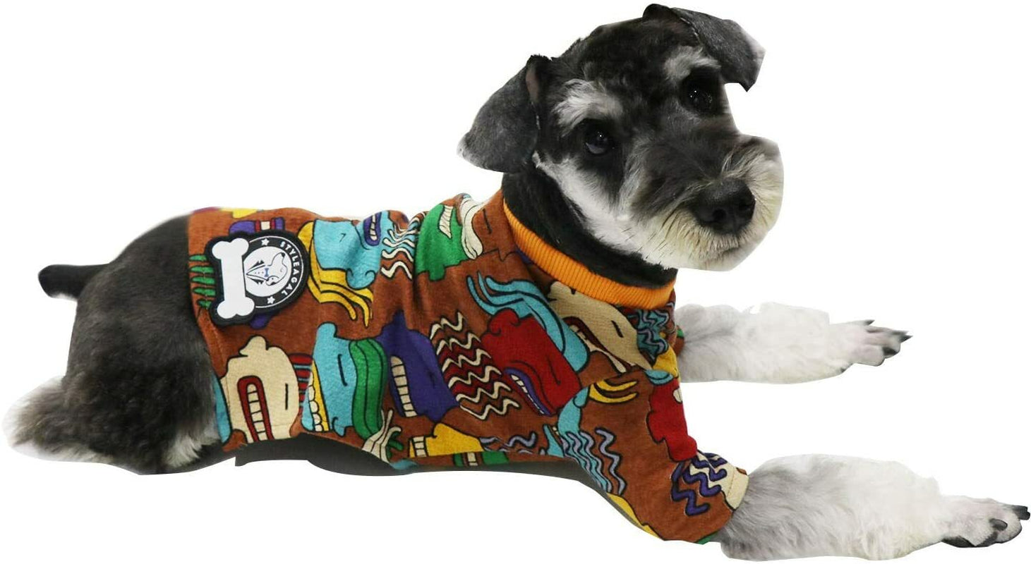 Pet Dog Shirt Hip Hop Cool Style Pure Cotton Texture Breathable Elastic-Pet Gift