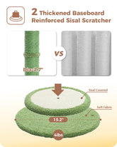 PAWZ Road 33" Cat Tree Tower Scratching Post Sisal Covered Scratcher Cats Toys