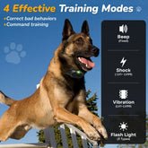 Dog Shock Collar for 2 Dogs, Dog Training Collar with Remote for Large Medium Small Dogs, Rechargeable E-Collar Waterproof Collars with 3 Training Modes