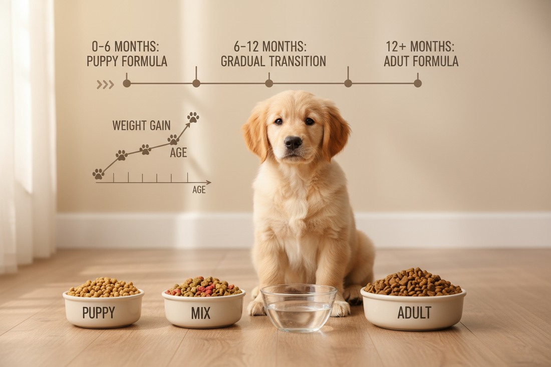 How Diet Changes for Puppies, Adults, and Seniors
