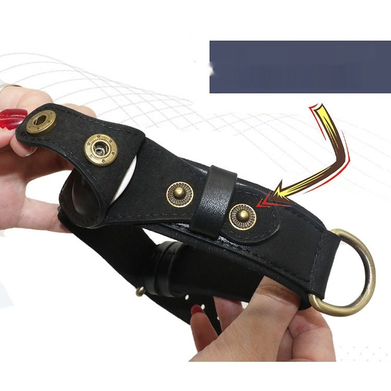 New Genuine Leather Pet Collar