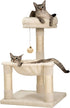 28.7 Inches Cat Tree with Sisal-Covered Scratching Posts,Hammock and Plush Perches,Small Cat Tower for Kittens- Multiple Colors-Beige