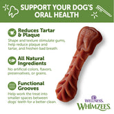 Wellness  Daily Brushzees Dog Dental Treats, Natural Chews, Small Size Stick, (14 Count)