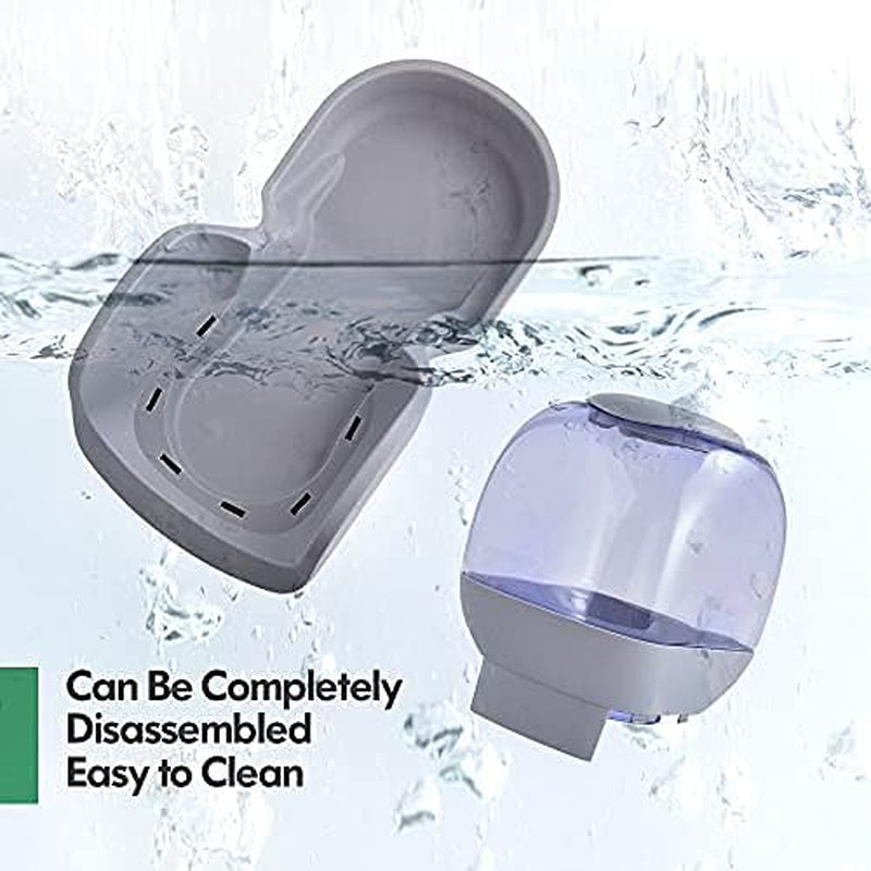 Automatic Gravity Pet Feeder and Water Dispenser Set for Dogs and Cats - Large Capacity for Small to Medium Breeds