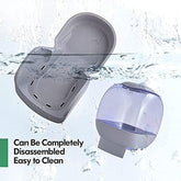 Automatic Gravity Pet Feeder and Water Dispenser Set for Dogs and Cats - Large Capacity for Small to Medium Breeds