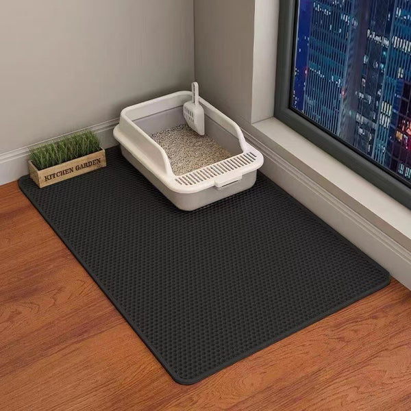 Double-Layer Cat Litter Mat