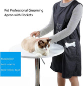 Grooming Smock,Anti-Static Smock for Dog Cat Barber Apron for Hair Salon,Workwear Barber for Women Men Pet Grooming Smock