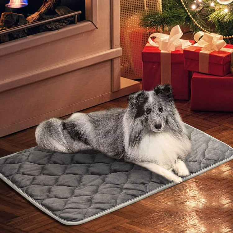 34X22 Self Warming Cat Pad - Self Heating Cat Mat Thermal Pet Bed Dog Crate Pad