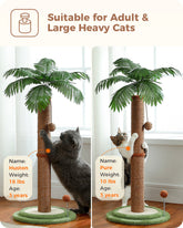 PAWZ Road 33" Cat Tree Tower Scratching Post Sisal Covered Scratcher Cats Toys