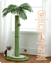 PAWZ Road 33" Cat Tree Tower Scratching Post Sisal Covered Scratcher Cats Toys