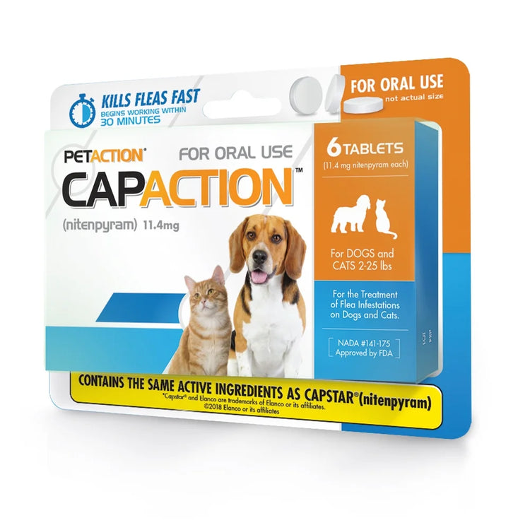 Fast Acting Flea Treatment for Small Dogs, 6 Tablets