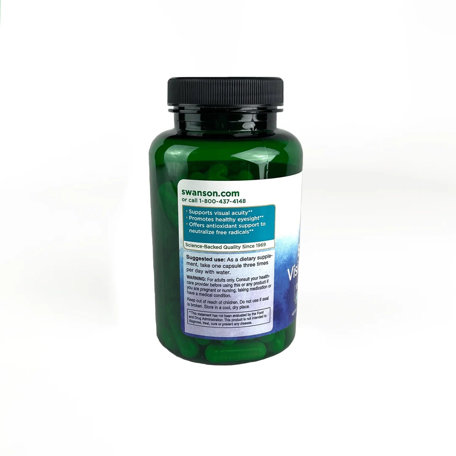 Swanson Bilberry Eyebright Vision Complex 100 Caps 4 Pack