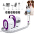7 in 1 Dog Grooming Kit, Low Noise Pet Grooming Vacuum with 1.5 L Dust Cup, Dog Vacuum for Shedding Grooming, with 7 Professional Grooming Tools for Dogs Cats Pet Hair &Home Cleaning, Purple