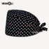 Flower Printing Pet Grooming Scrubs Hats Tooth Check Scrubs Women Caps Health Service Work Caps Operator Hats Nursing Cap