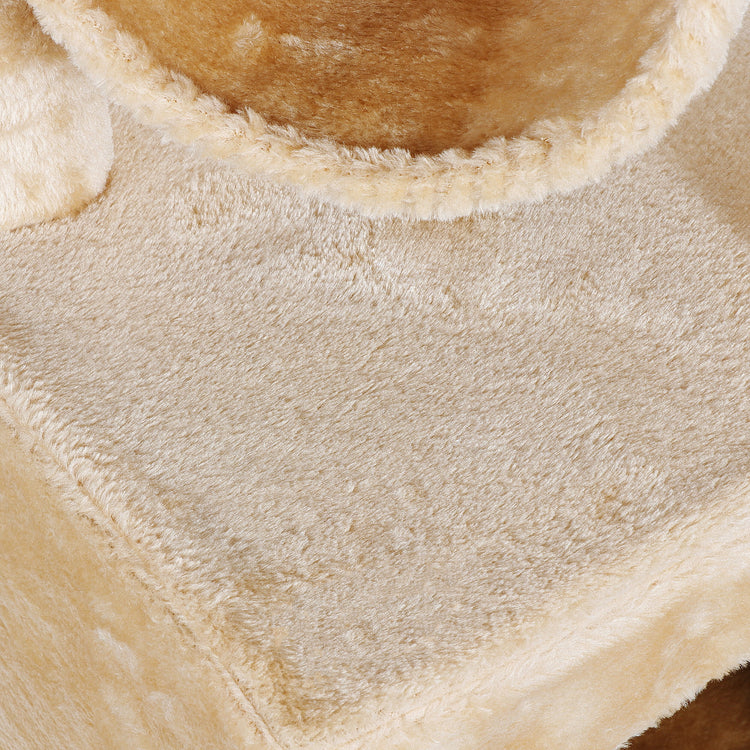 37" Cat Tree Condo Scratching Post Tower Indoor Kittens Trees Beige