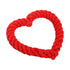 Small Cotton Rope Dog Chew Toy Creative Heart Shaped Pet Chew Toy Bite-Resistant Fun Cat Training Teething Toy Pet Supplies