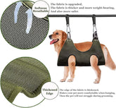 Pet Grooming Hammock,Durable Dog Hammock for Grooming,Dog Grooming Helper Cat/Dog/Pet Grooming Hammock (L(Legs Spacing：7"-16.5" / Max W：80LB))