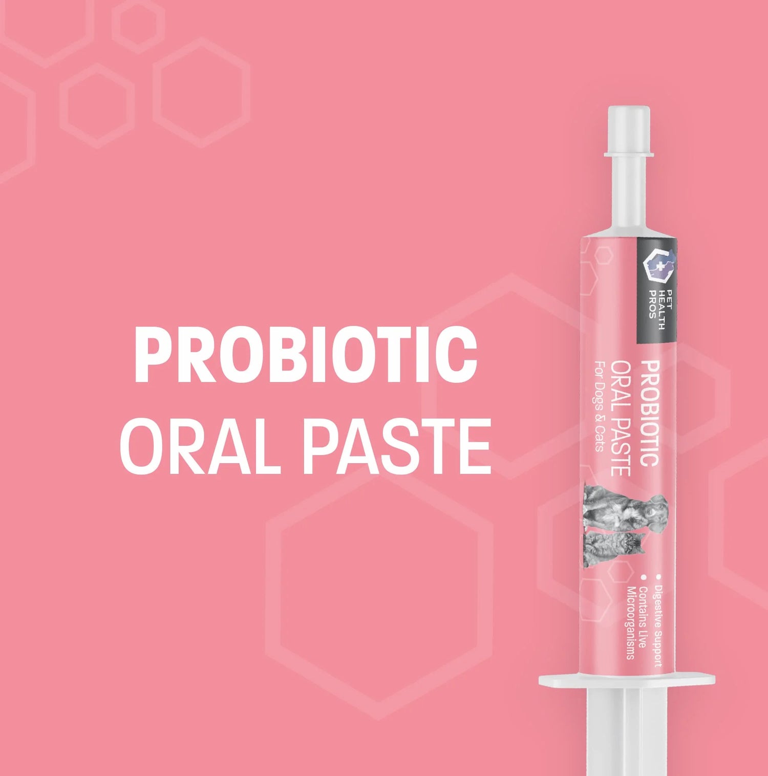 Diarrhea Relief Probiotic Paste; Digestion Support, Gas Relief, Constipation Treatment; 30Cc; Flavor Neutral