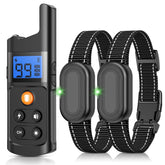 Dog Shock Collar for 2 Dogs, Dog Training Collar with Remote for Large Medium Small Dogs, Rechargeable E-Collar Waterproof Collars with 3 Training Modes