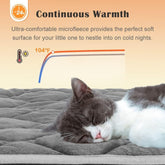 34X22 Self Warming Cat Pad - Self Heating Cat Mat Thermal Pet Bed Dog Crate Pad