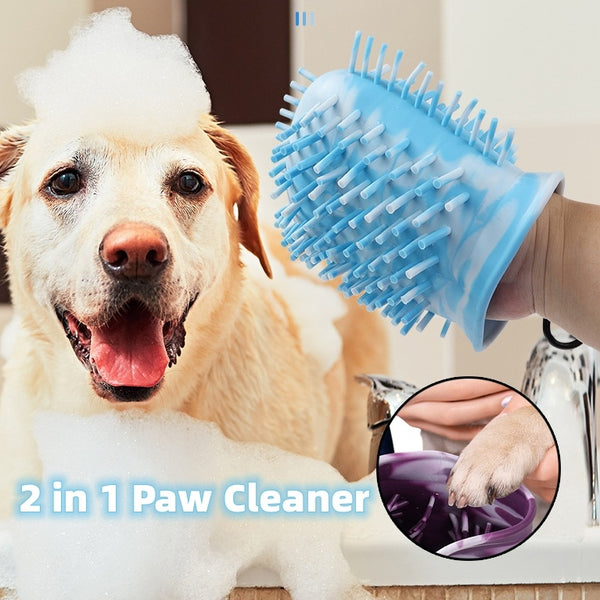 2-in-1 Dog Paw Cleaner Cup