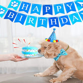 Dog Birthday Outfit Dog Happy Birthday Banner Boy with Dog Birthday Number Dog Birthday Hat Birthday Squeaky Cake Toys Lets Pawty Paw Balloons for Dog Puppy Birthday Party Supplies