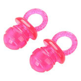 Pacifier Shape Pet Toy for Molar Chew Training, Multi-Color