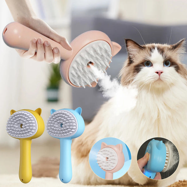 Rechargeable Mist Grooming Brush